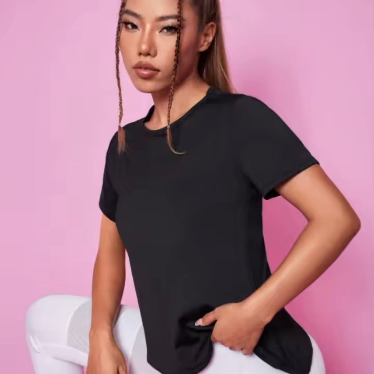 BreezeBack Mesh Cross Gym Top