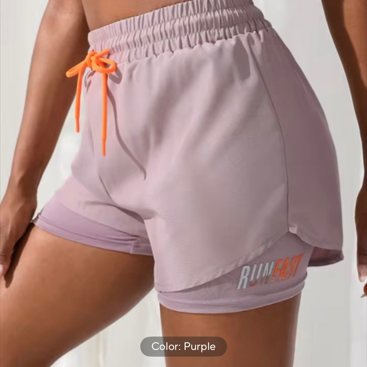 High Rise Running Shorts - Made to Order 2 week dispatch