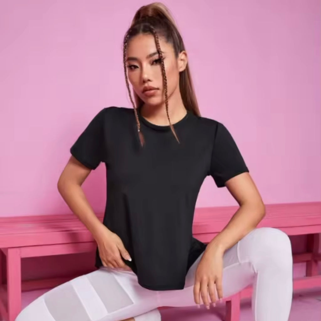 BreezeBack Mesh Cross Gym Top