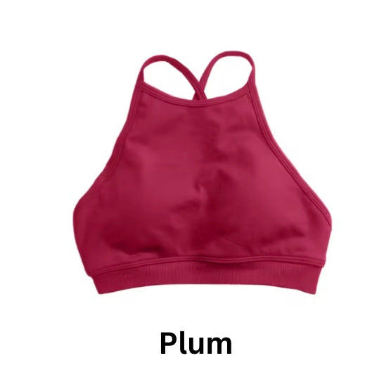 Dynamic High Neck Backless Sports Bra - Made to Order 2 week dispatch