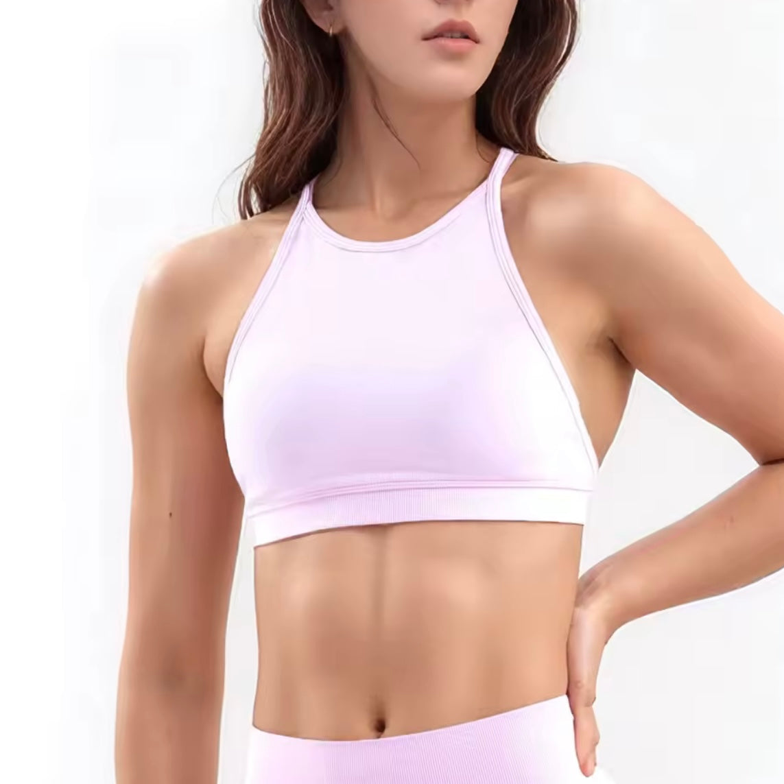 Dynamic High Neck Backless Sports Bra - Made to Order 2 week dispatch