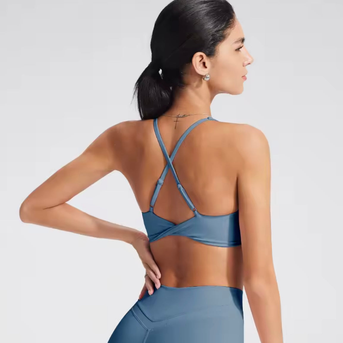 Back Cross Adjustable Sports Bra - Made to Order 2 week dispatch