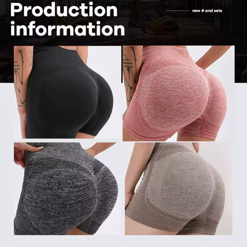 High Waist butt lifting workout shorts with tummy control - Made to order 2 week dispatch