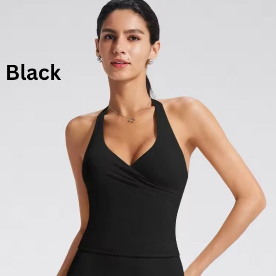 Define Luxe Gym Halterneck Top - Made to Order 2 week dispatch