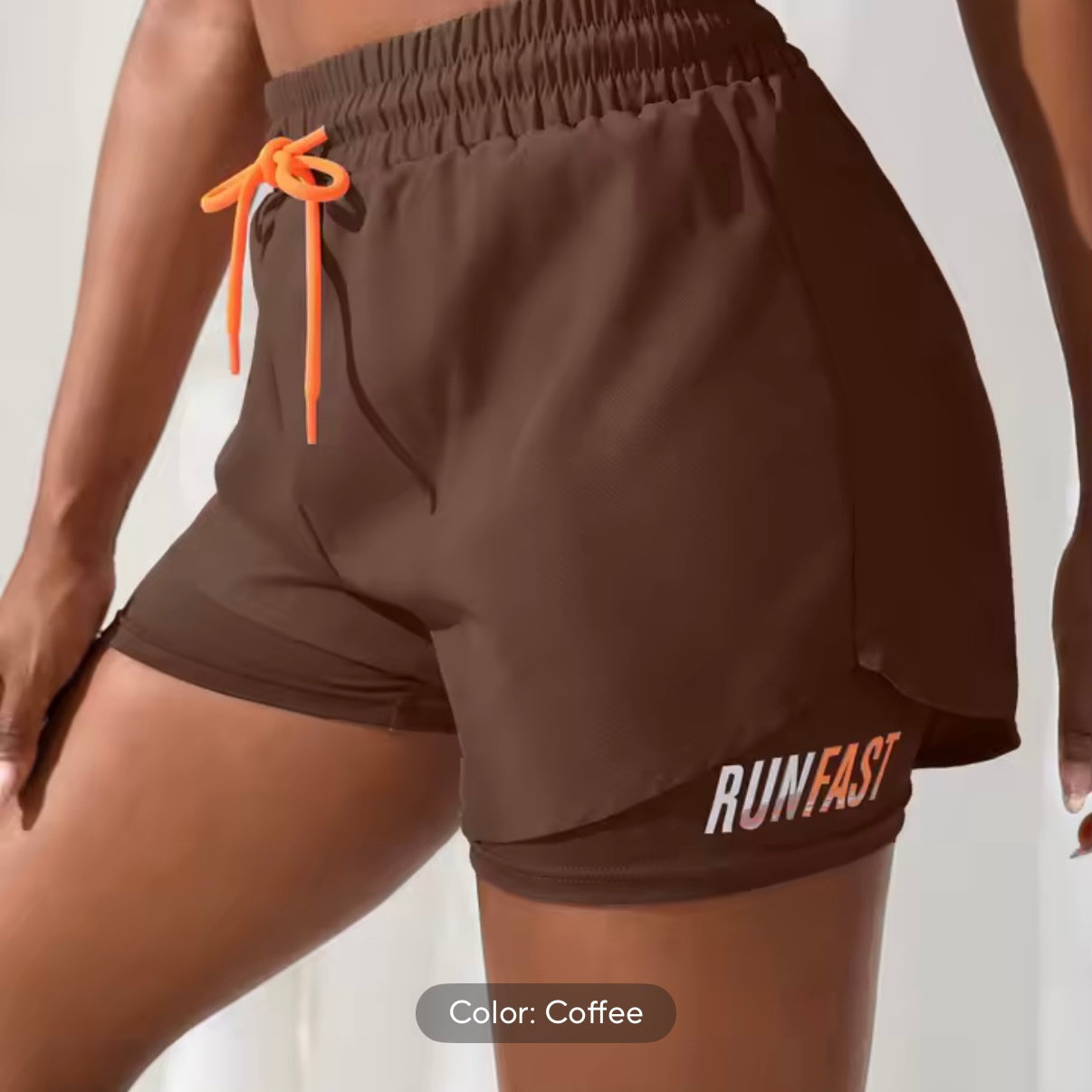 High Rise Running Shorts - Made to Order 2 week dispatch