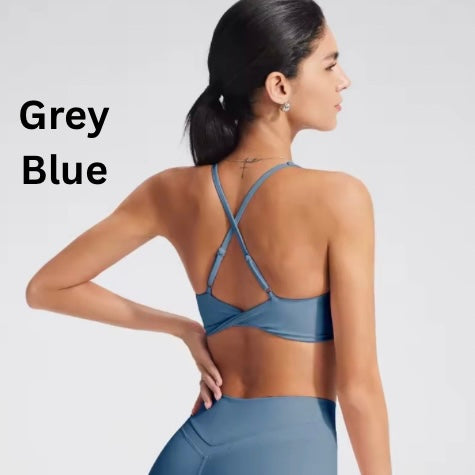 Back Cross Adjustable Sports Bra - Made to Order 2 week dispatch