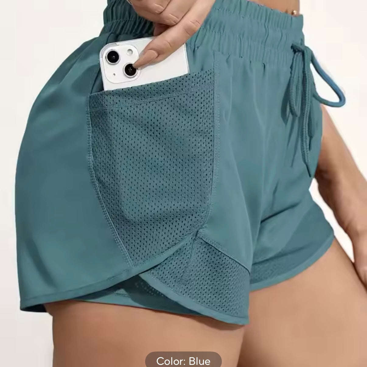 Elastic sports shorts with pockets - made to order 2 week dispatch