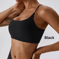 Athletic U Neck Spaghetti Strap Sports Bra