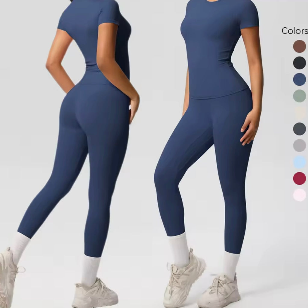 Seamless Sculpt 2-Piece Gym Set