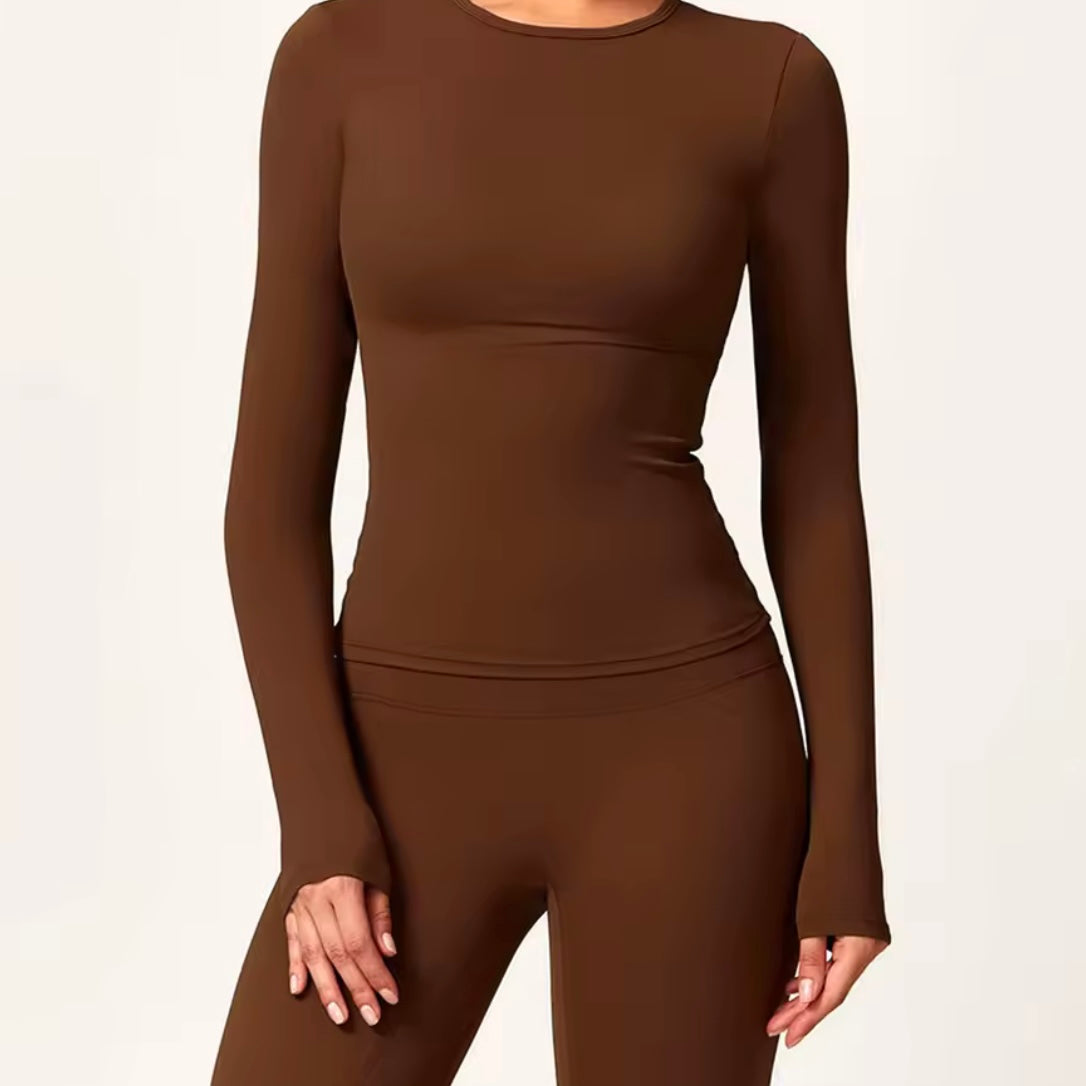 Seamless Long Sleeve Gym Top - Made to Order 2 week dispatch