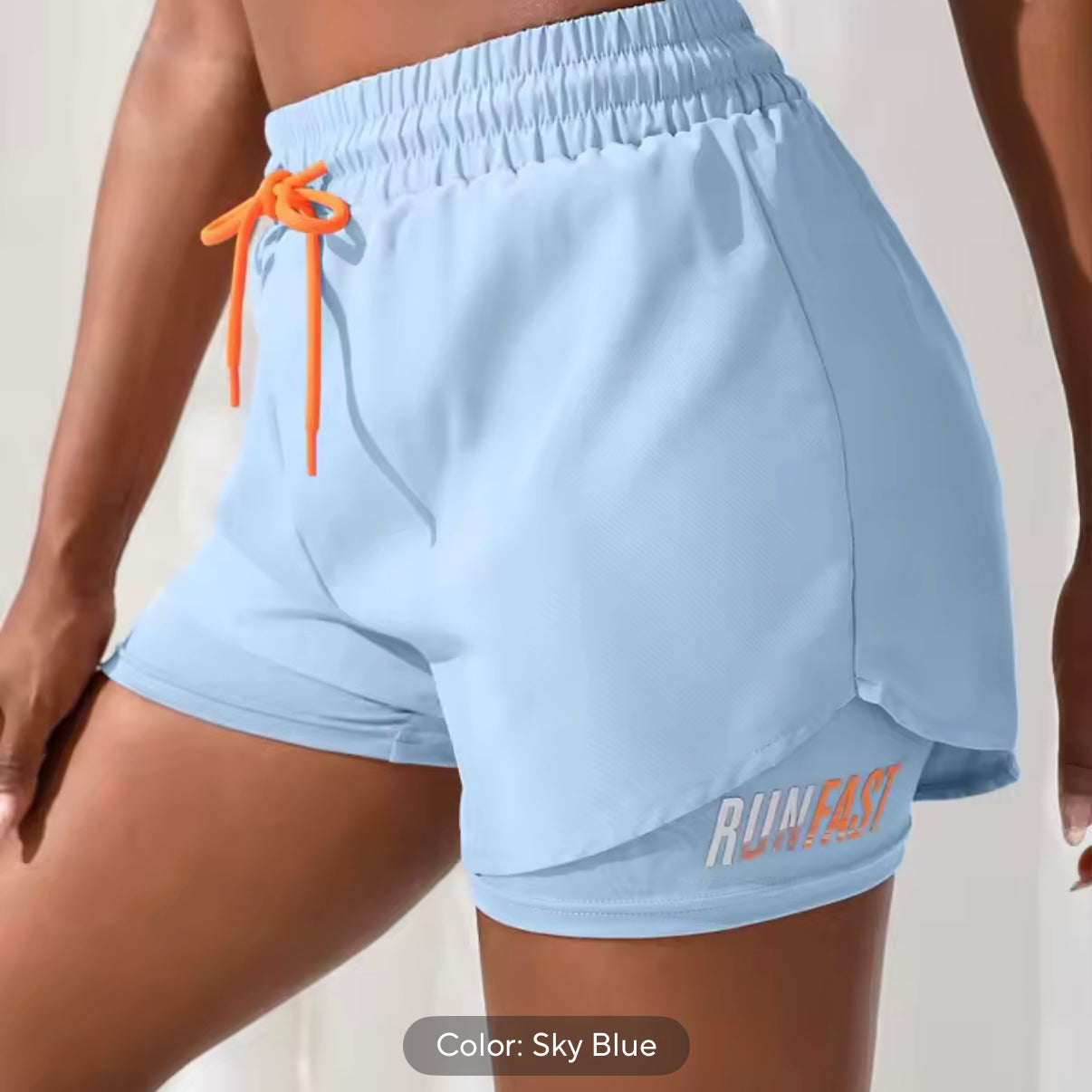 High Rise Running Shorts - Made to Order 2 week dispatch