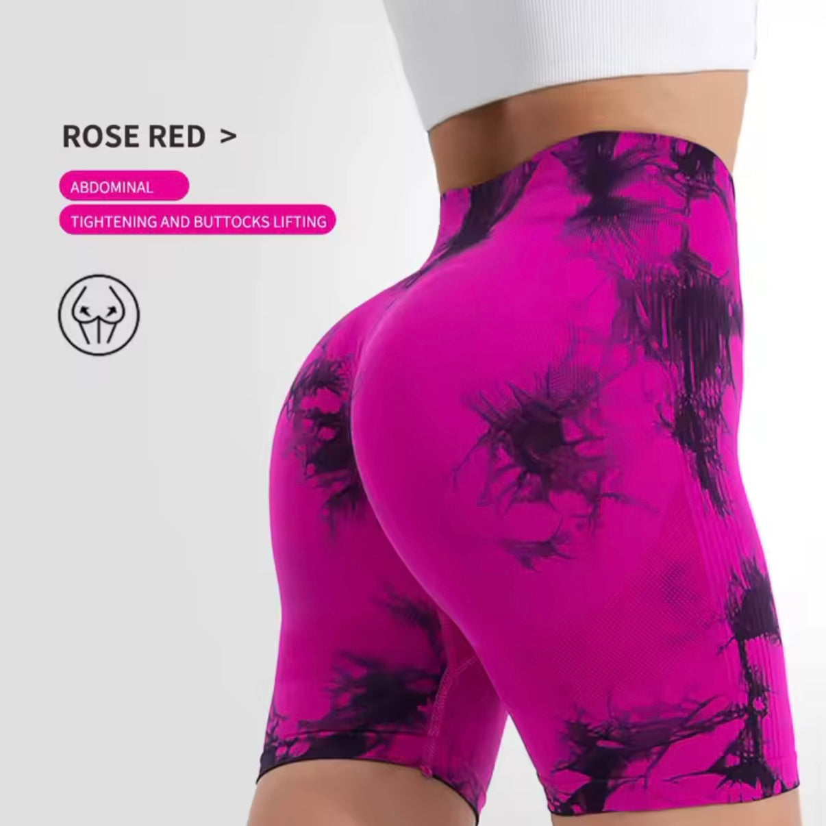 Tie dyed Seamless Shorts - Made to order 2 week dispatch