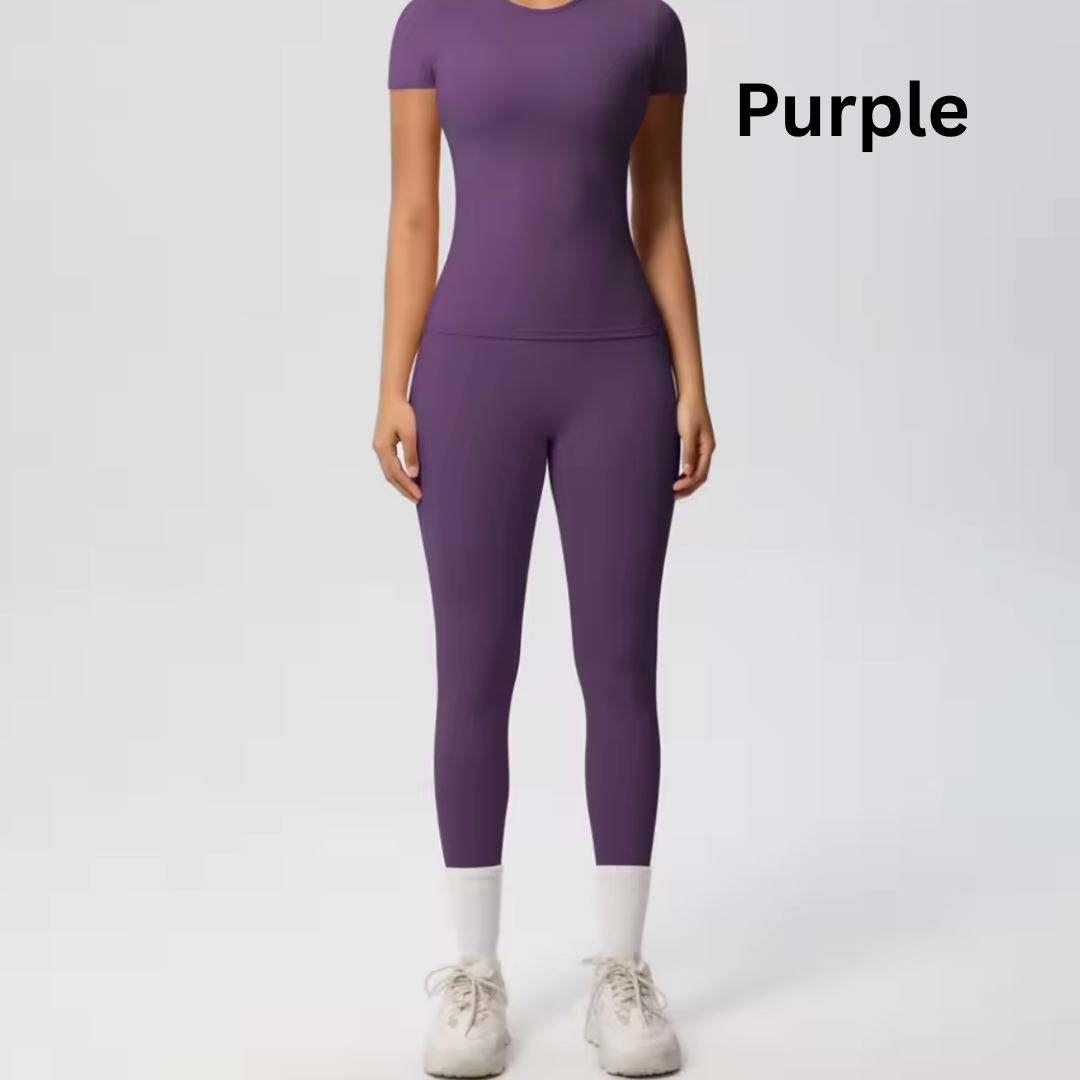 Seamless Sculpt 2-Piece Gym Set