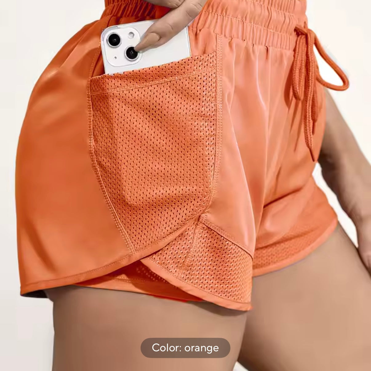 Elastic sports shorts with pockets - made to order 2 week dispatch