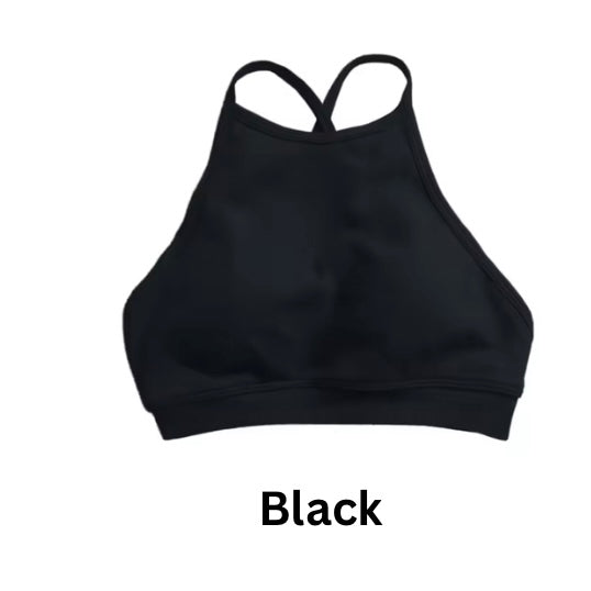 Dynamic High Neck Backless Sports Bra - Made to Order 2 week dispatch
