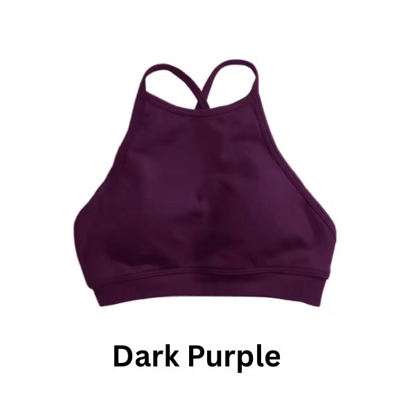 Dynamic High Neck Backless Sports Bra - Made to Order 2 week dispatch