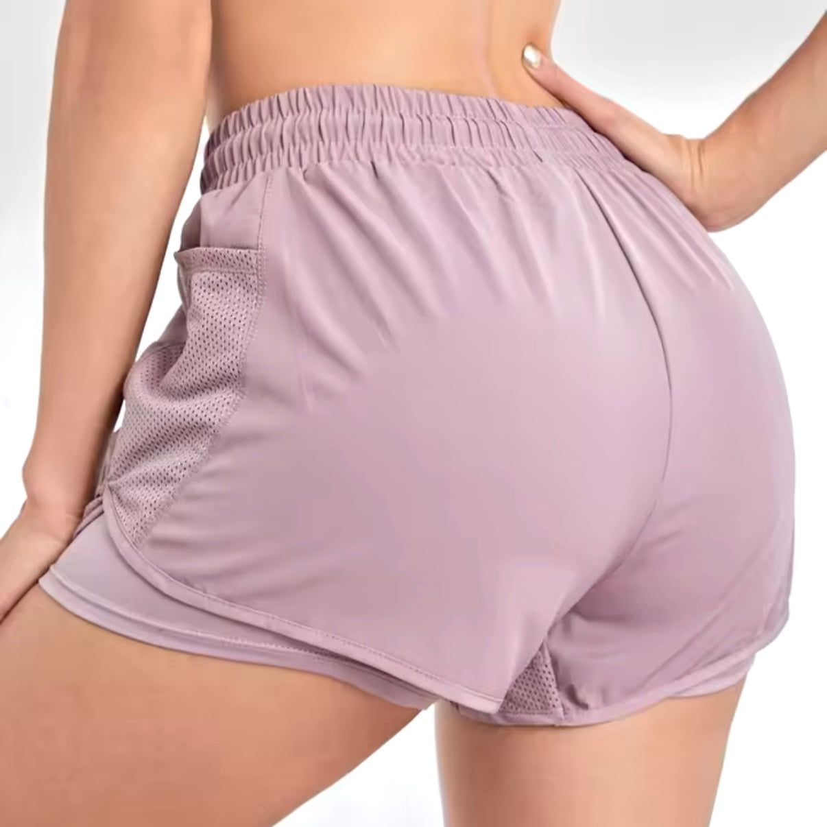 Elastic sports shorts with pockets - made to order 2 week dispatch