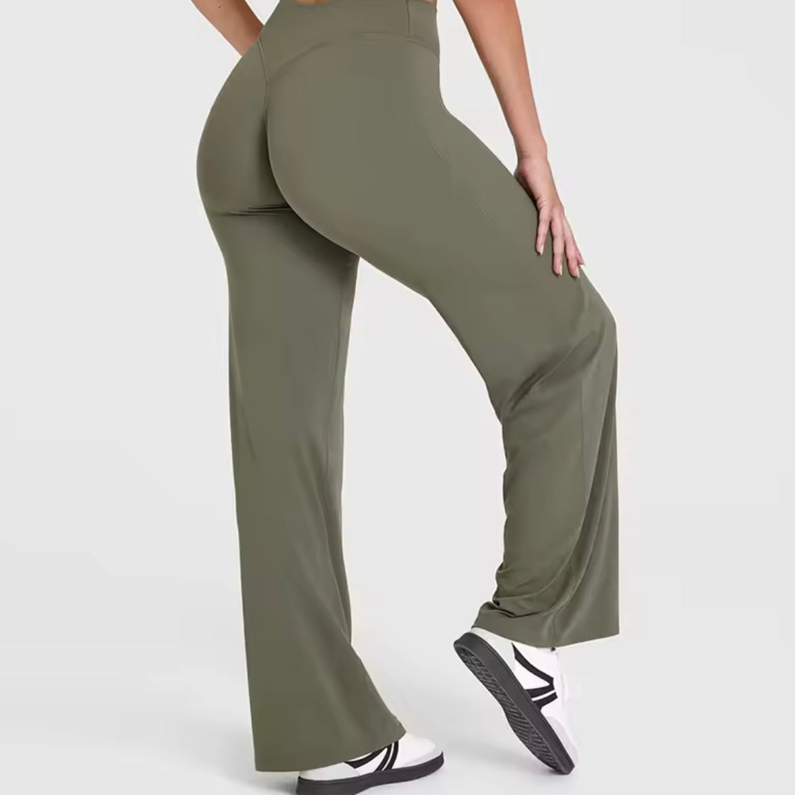 Straight Leg Gym Leggings – Mid Waist - Made to Order 2 week dispatch