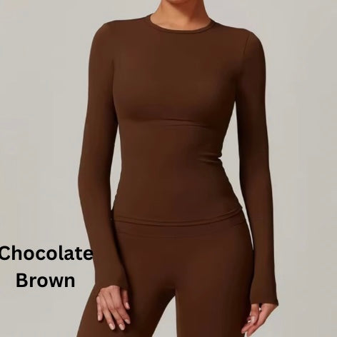 Seamless Long Sleeve Gym Top - Made to Order 2 week dispatch
