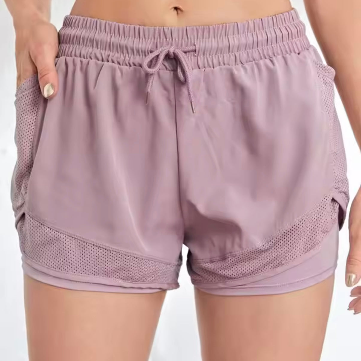Elastic sports shorts with pockets - made to order 2 week dispatch