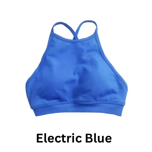 Dynamic High Neck Backless Sports Bra - Made to Order 2 week dispatch