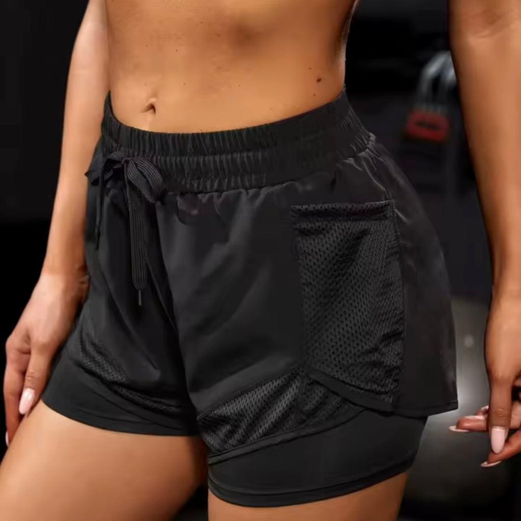 Elastic sports shorts with pockets - made to order 2 week dispatch