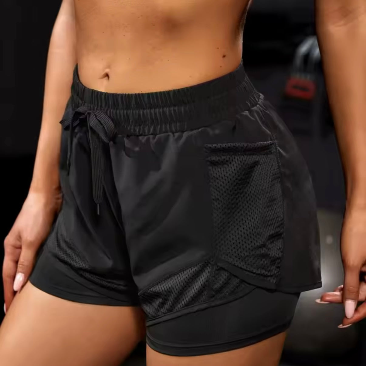 Elastic sports shorts with pockets - made to order 2 week dispatch