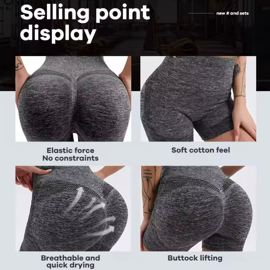 High Waist butt lifting workout shorts with tummy control - Made to order 2 week dispatch