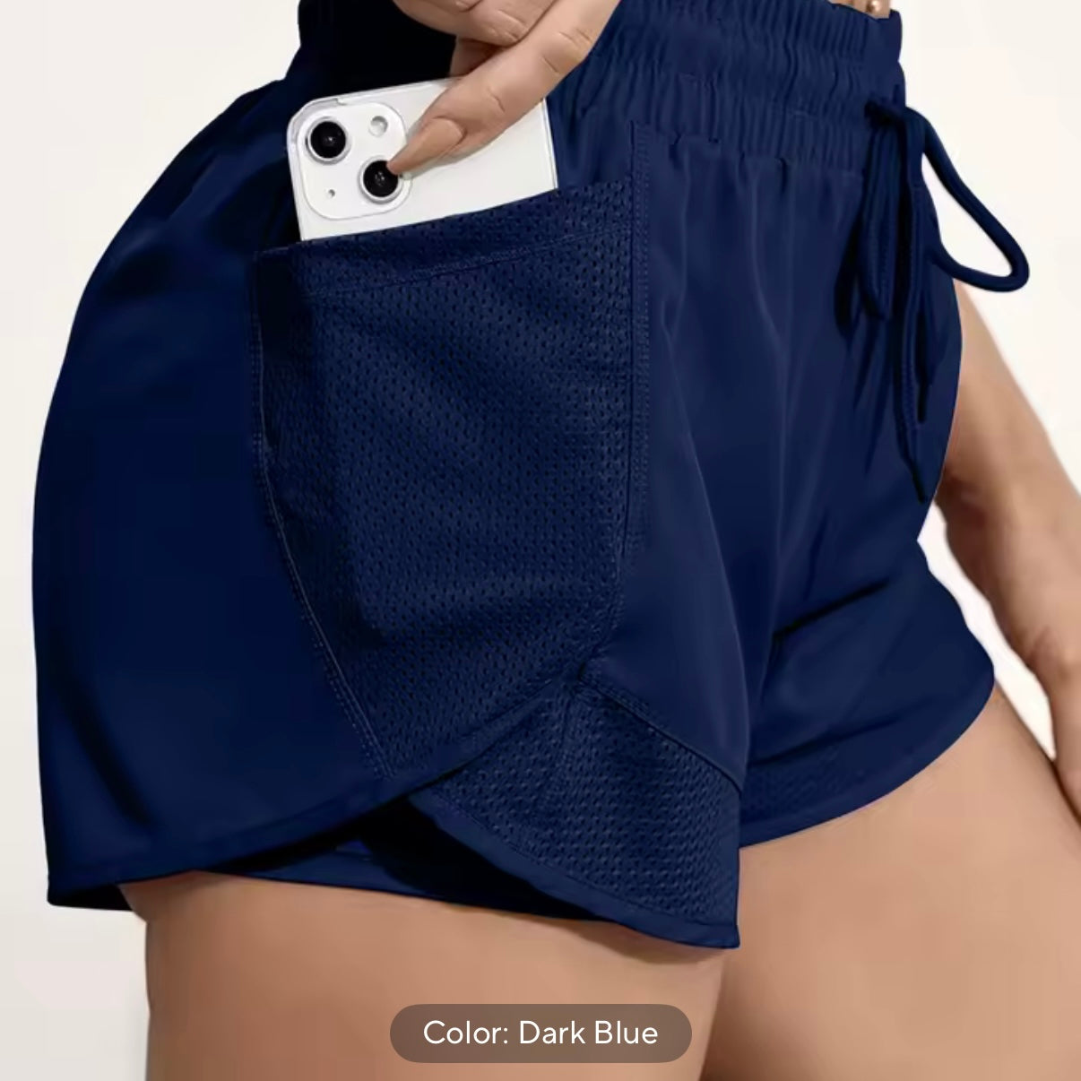 Elastic sports shorts with pockets - made to order 2 week dispatch