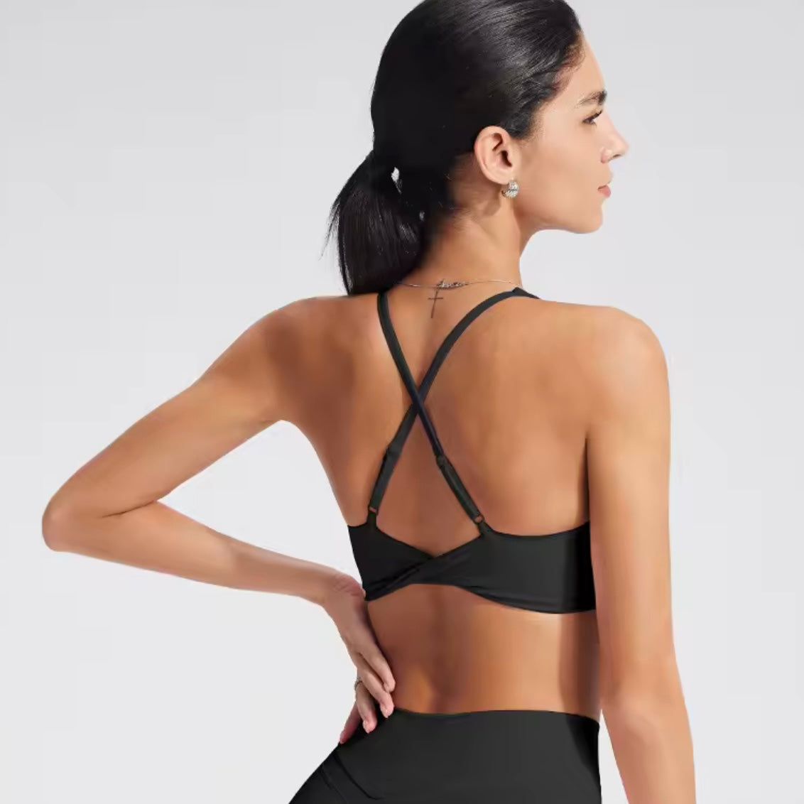 Back Cross Adjustable Sports Bra - Made to Order 2 week dispatch