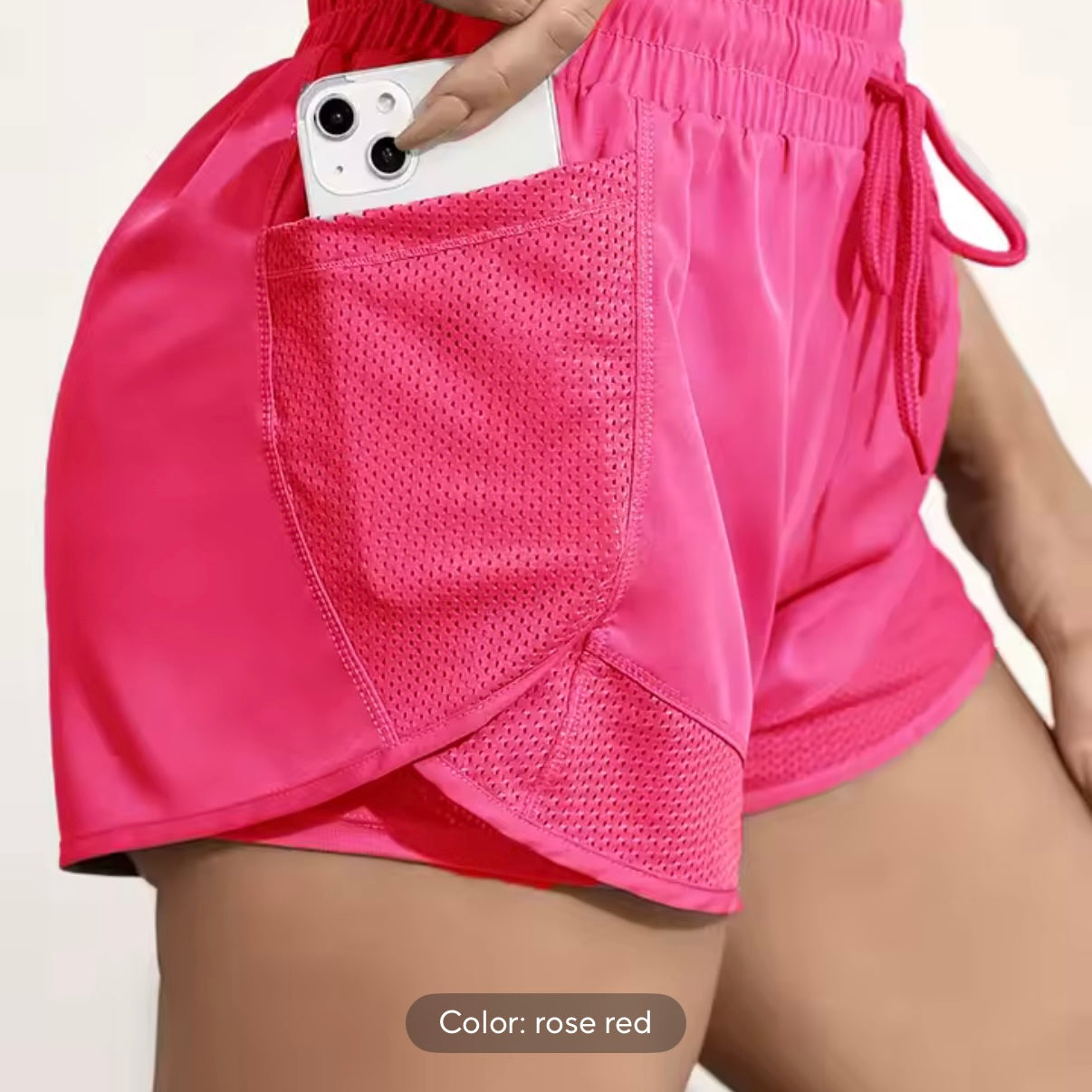 Elastic sports shorts with pockets - made to order 2 week dispatch