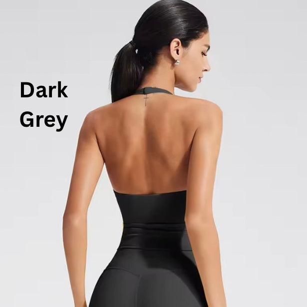 Define Luxe Gym Halterneck Top - Made to Order 2 week dispatch